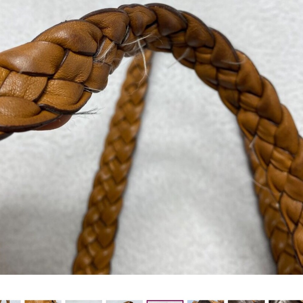 Michael Kors Astor Braided Tasseled Satchel Shoulder Bag - Picture 14 of 14